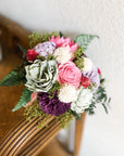 Enchanted Desert Elegance, A Serene Blend of Succulents and Floral Delights - PapiroExtra Large 12" Bride