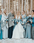 Something Blue Bouquet - PapiroExtra Large 12" Bride